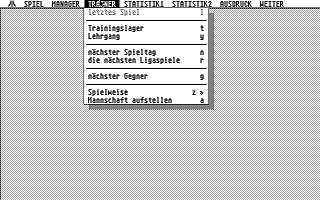 Fussball-ST Plus atari screenshot